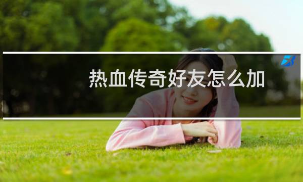 热血传奇好友怎么加