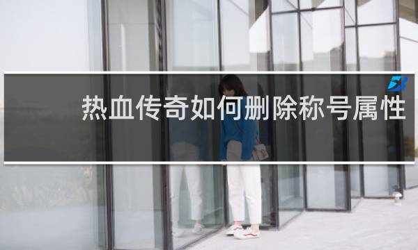 热血传奇如何删除称号属性