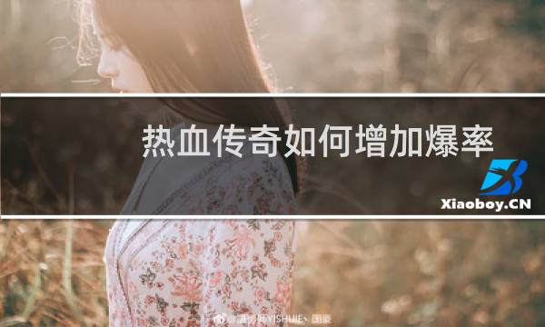 热血传奇如何增加爆率
