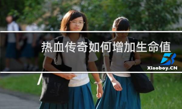 热血传奇如何增加生命值