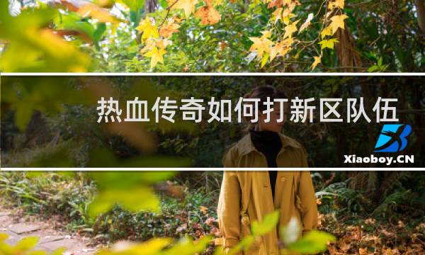 热血传奇如何打新区队伍