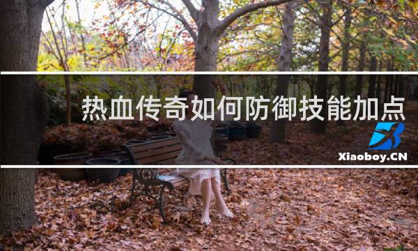 热血传奇如何防御技能加点