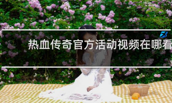 热血传奇官方活动视频在哪看
