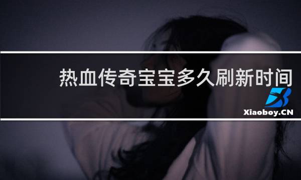 热血传奇宝宝多久刷新时间