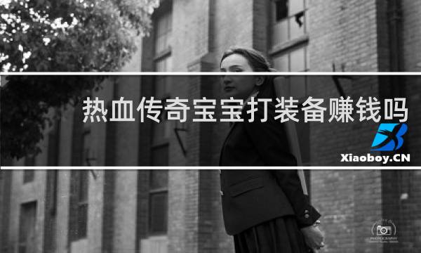 热血传奇宝宝打装备赚钱吗