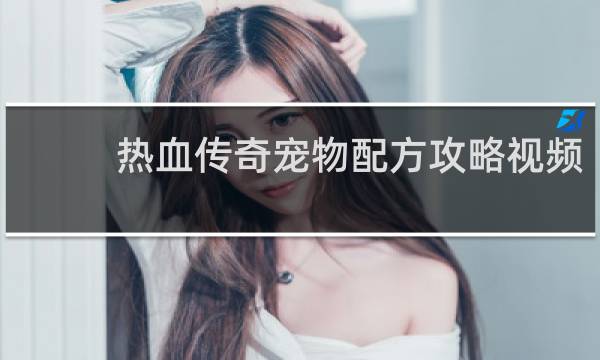 热血传奇宠物配方攻略视频