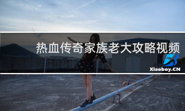 热血传奇家族老大攻略视频