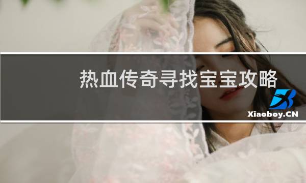 热血传奇寻找宝宝攻略