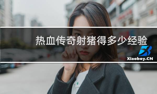 热血传奇射猪得多少经验