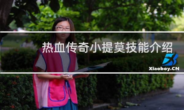 热血传奇小提莫技能介绍
