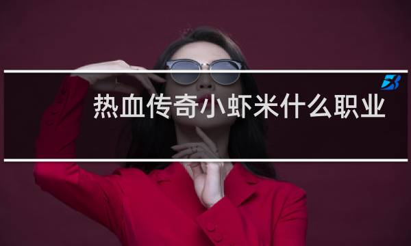 热血传奇小虾米什么职业
