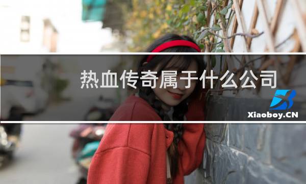 热血传奇属于什么公司