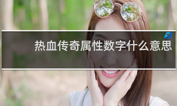 热血传奇属性数字什么意思