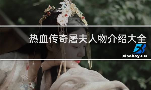 热血传奇屠夫人物介绍大全