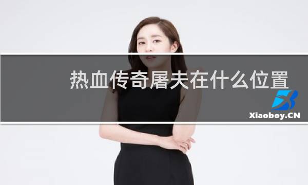 热血传奇屠夫在什么位置