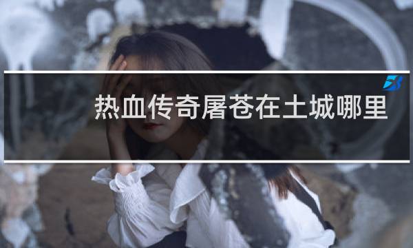 热血传奇屠苍在土城哪里