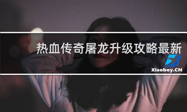 热血传奇屠龙升级攻略最新