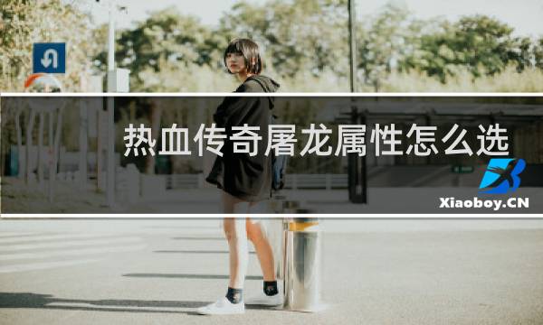 热血传奇屠龙属性怎么选