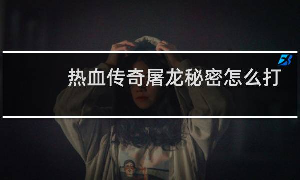 热血传奇屠龙秘密怎么打
