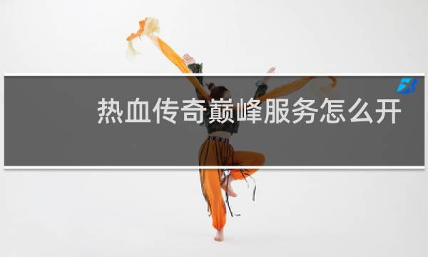 热血传奇巅峰服务怎么开