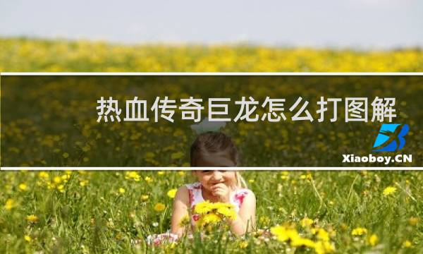 热血传奇巨龙怎么打图解