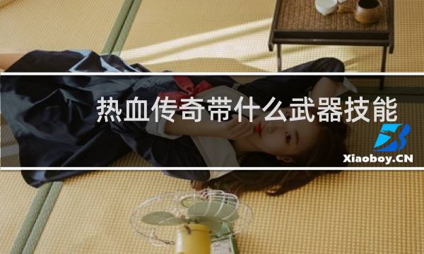 热血传奇带什么武器技能