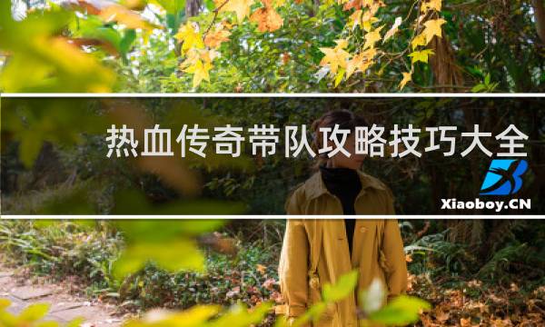 热血传奇带队攻略技巧大全