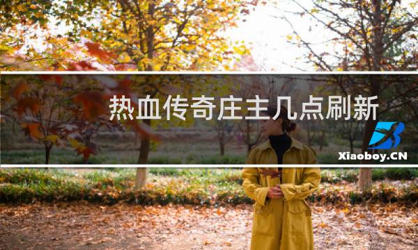 热血传奇庄主几点刷新