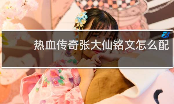热血传奇张大仙铭文怎么配