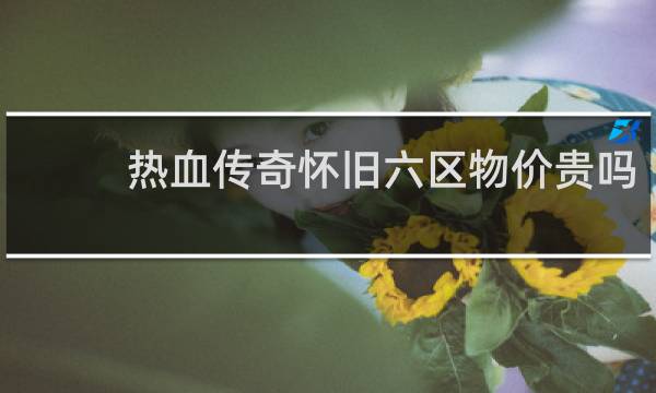 热血传奇怀旧六区物价贵吗