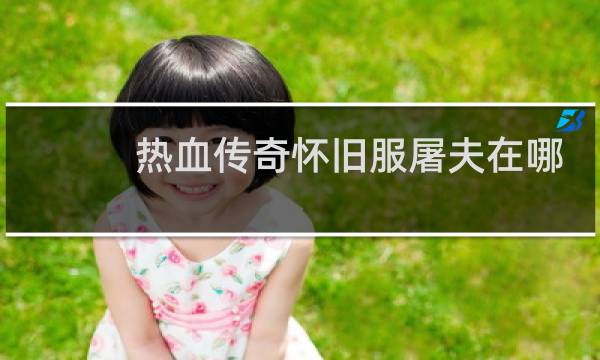 热血传奇怀旧服屠夫在哪