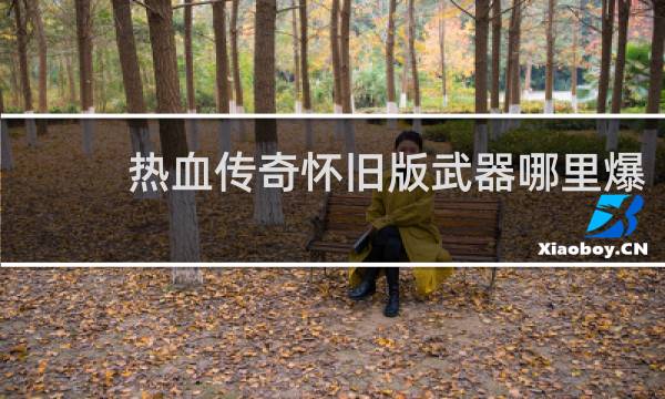 热血传奇怀旧版武器哪里爆