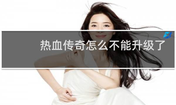 热血传奇怎么不能升级了