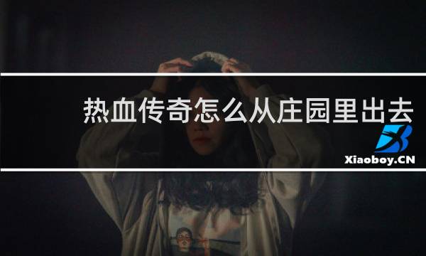 热血传奇怎么从庄园里出去