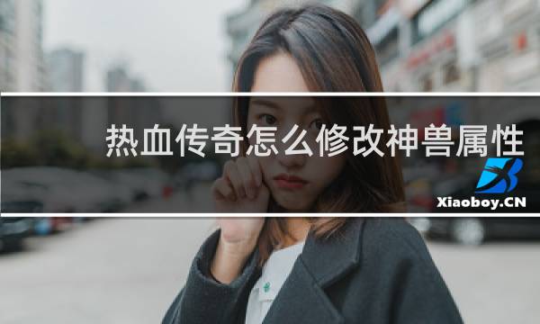 热血传奇怎么修改神兽属性