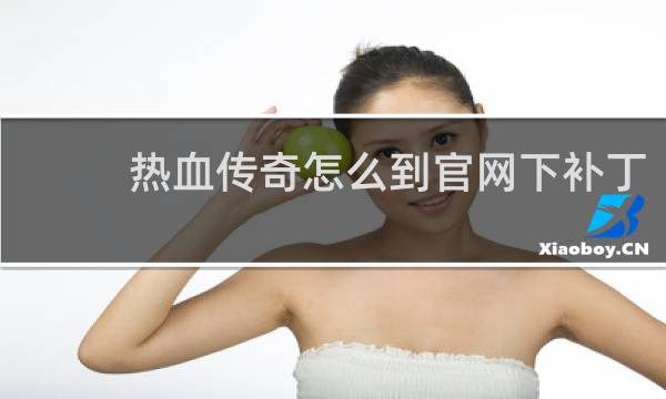 热血传奇怎么到官网下补丁