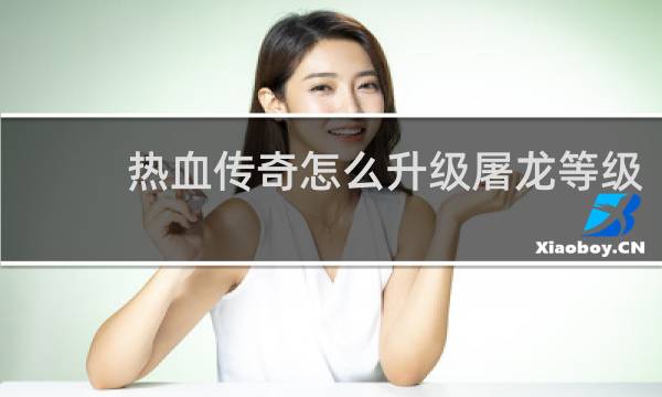 热血传奇怎么升级屠龙等级