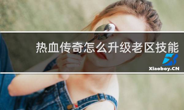 热血传奇怎么升级老区技能