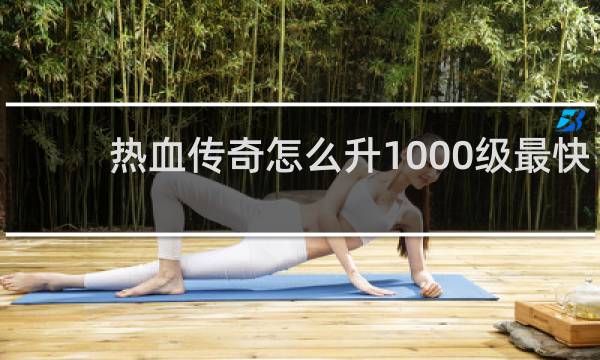 热血传奇怎么升1000级最快