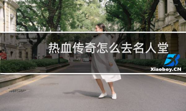 热血传奇怎么去名人堂