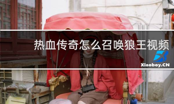 热血传奇怎么召唤狼王视频