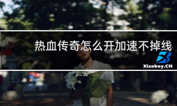 热血传奇怎么开加速不掉线