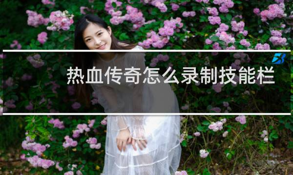 热血传奇怎么录制技能栏