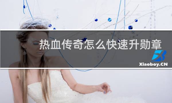 热血传奇怎么快速升勋章