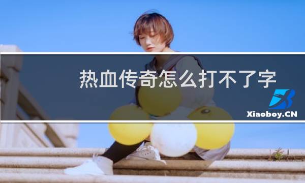 热血传奇怎么打不了字