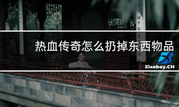 热血传奇怎么扔掉东西物品