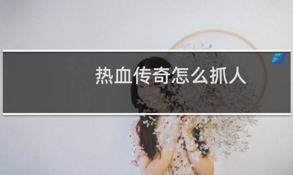 热血传奇怎么抓人