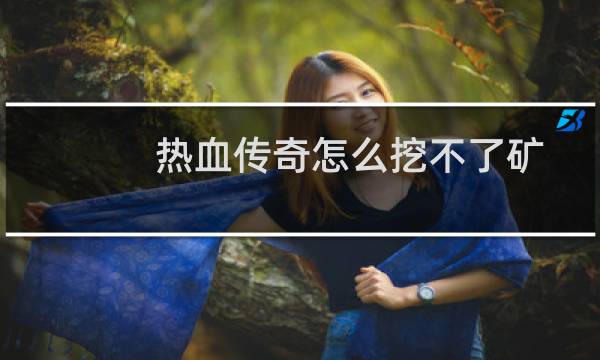 热血传奇怎么挖不了矿