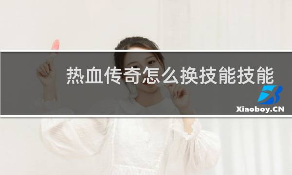 热血传奇怎么换技能技能