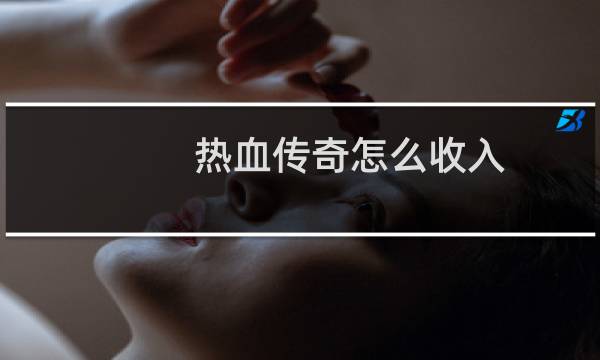 热血传奇怎么收入